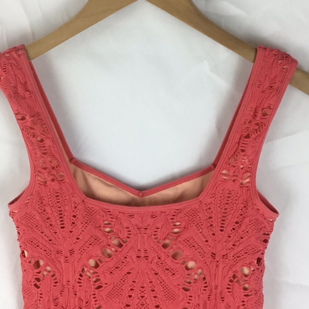 FREE PEOPLE INTIMATELY Pink Spandex Lace Dress - Picture 11 of 12